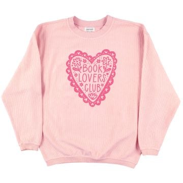 Book Lovers Club - Pippi Corded Sweatshirt - Blush